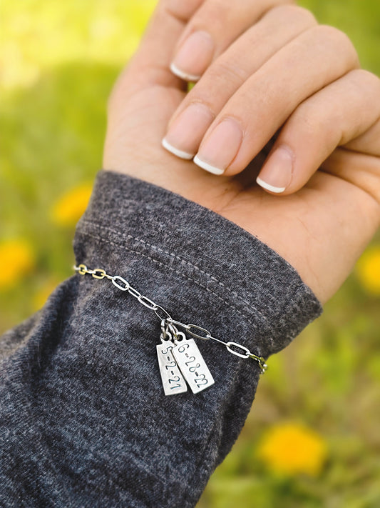 NEW! Dainty Paperclip Bracelet