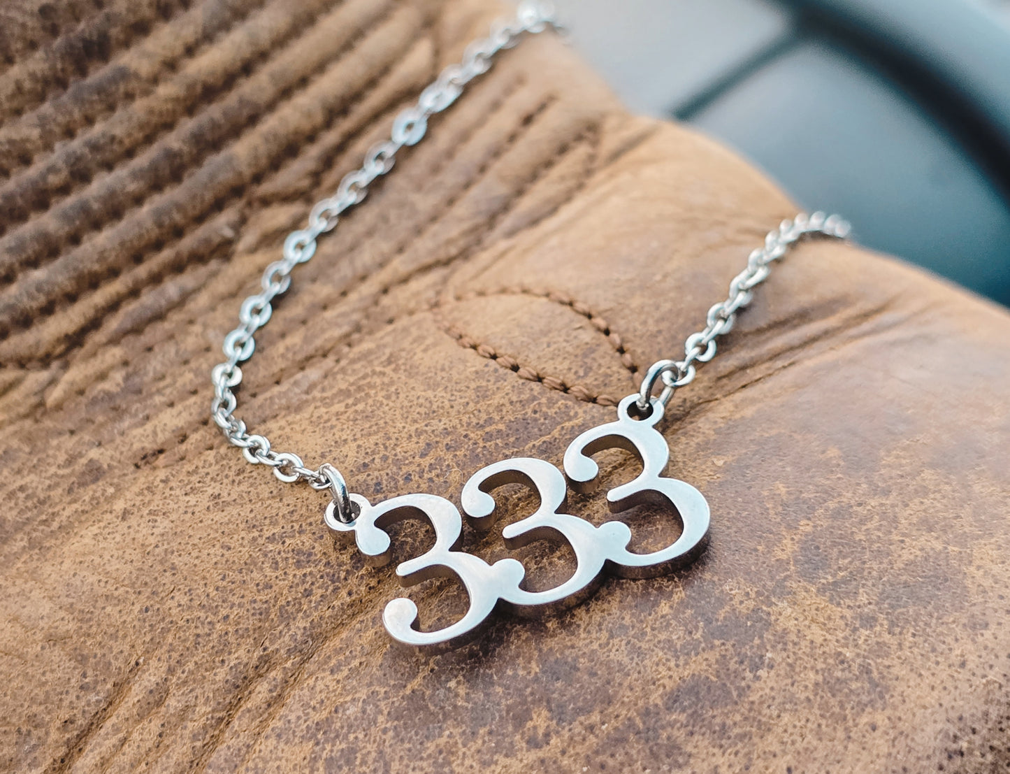 Stainless Angel Number Necklace