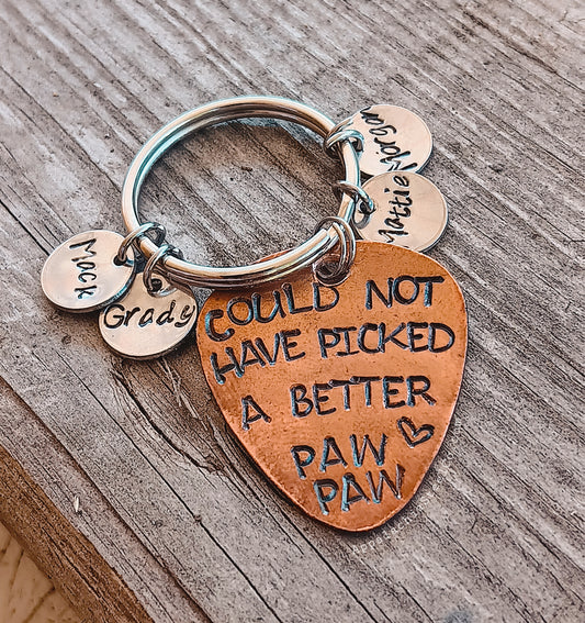 Guitar Pick Keyring