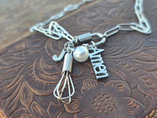 Carabiner Charm Necklace