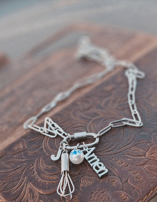 Carabiner Charm Necklace