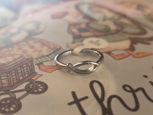Jesus Fish Ring