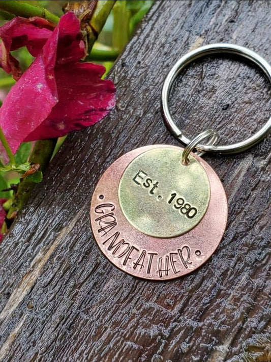 Stacked Est. Keyring