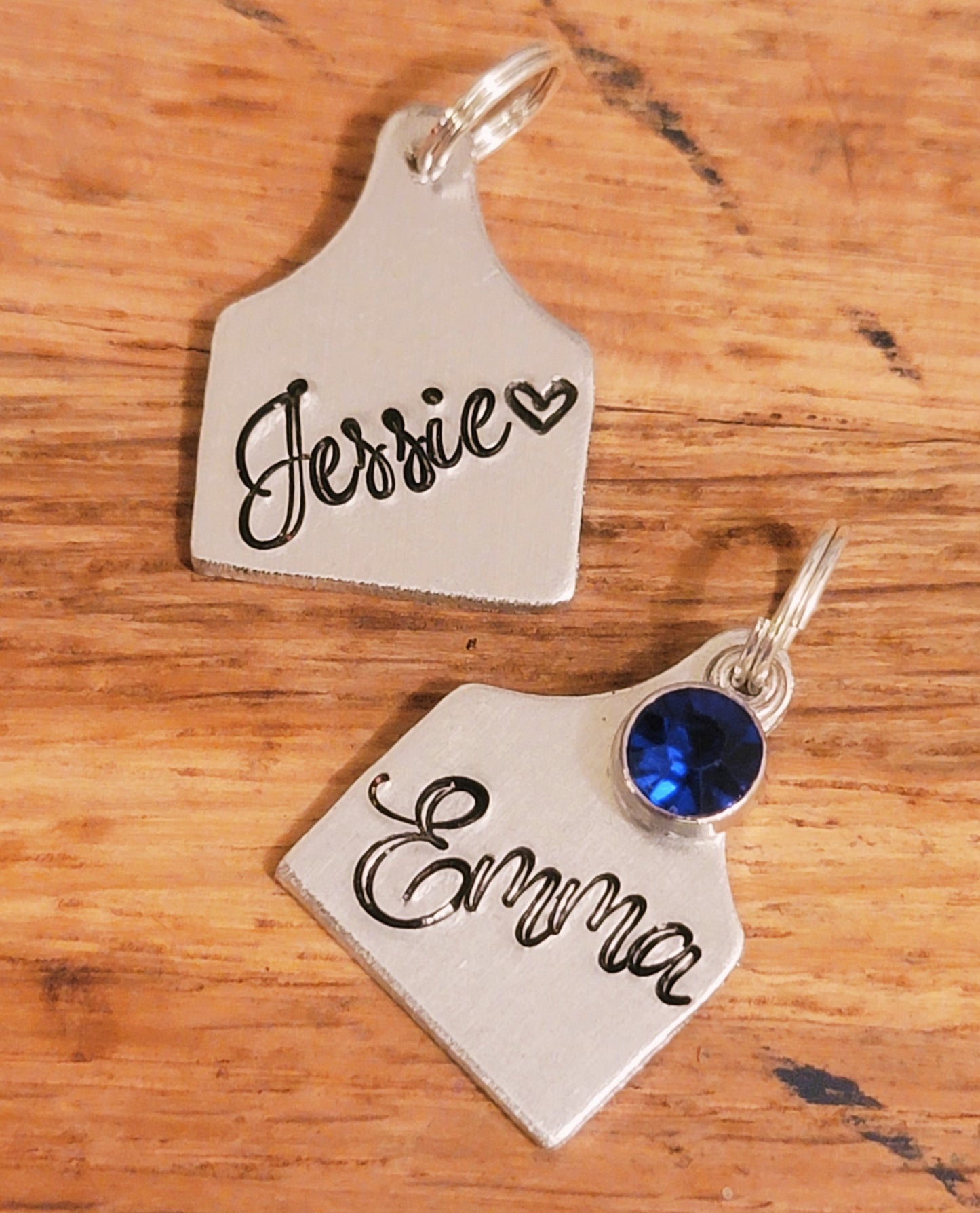 Personalized Cattle Tag Necklace