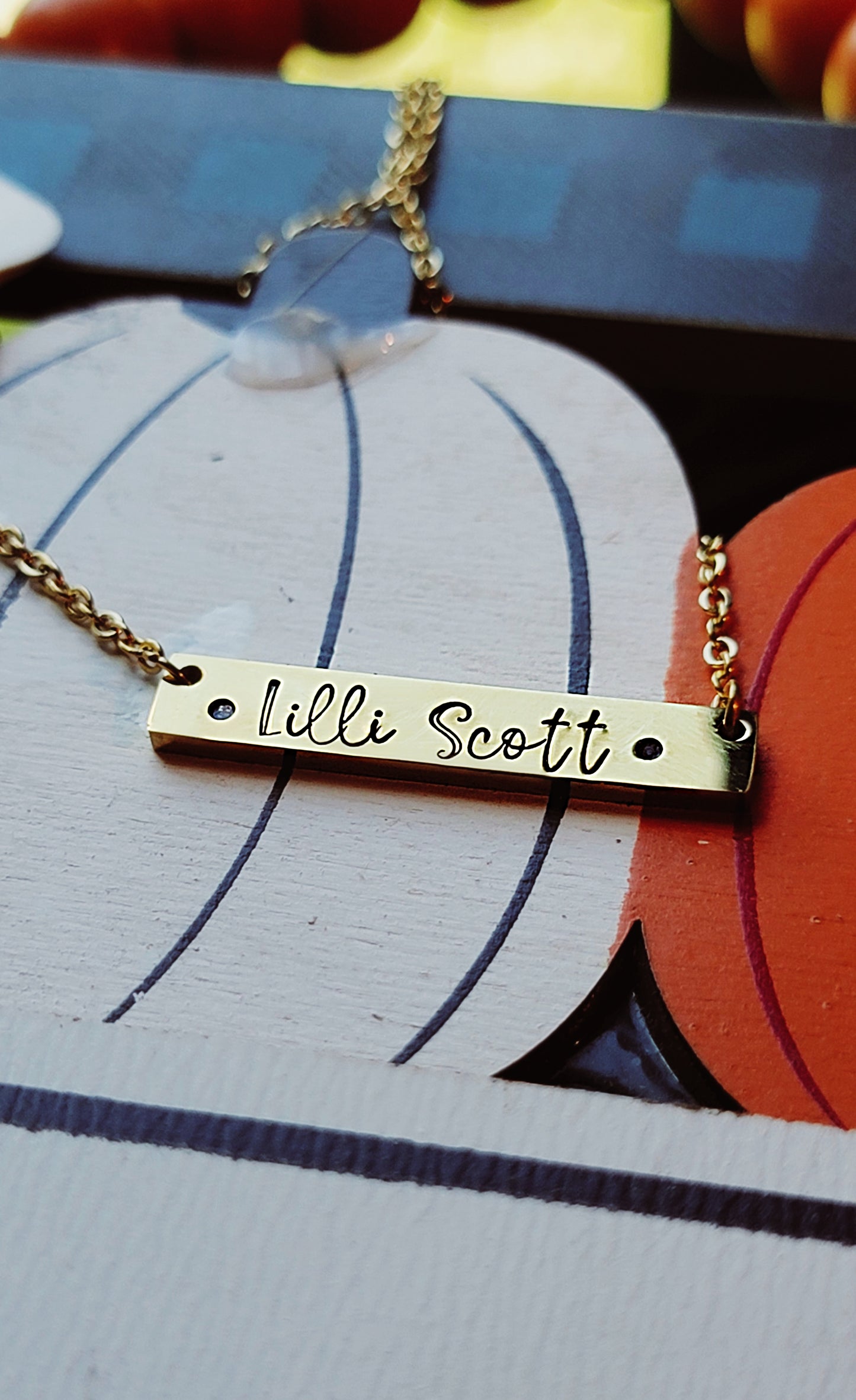 Personalized Bar Necklace