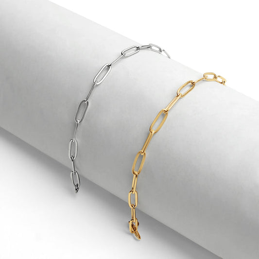 NEW! Paper Clip Chain Bracelet